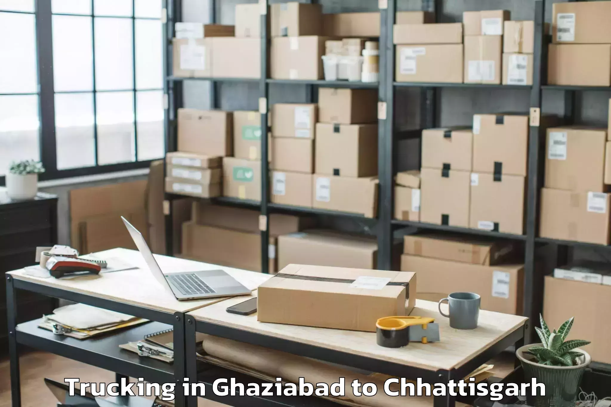 Leading Ghaziabad to Ambikapur Trucking Provider